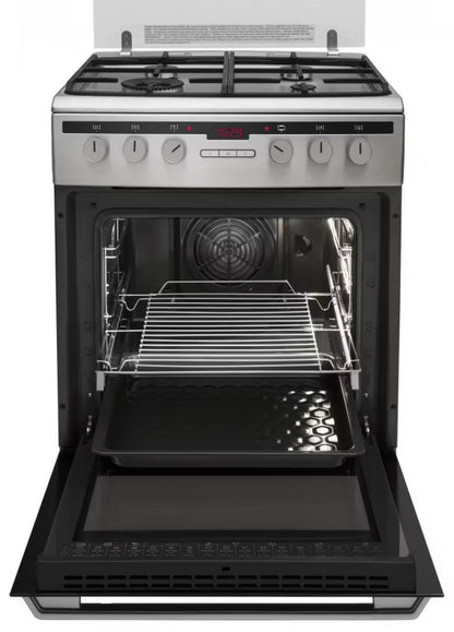 Gaskomfur 618GE3.39HZpTaDpNAQ(Xx) 60 cm Rustfrit Stål