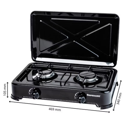 Gaskomfur Bordmodel K-02TB 2 Blus Sort