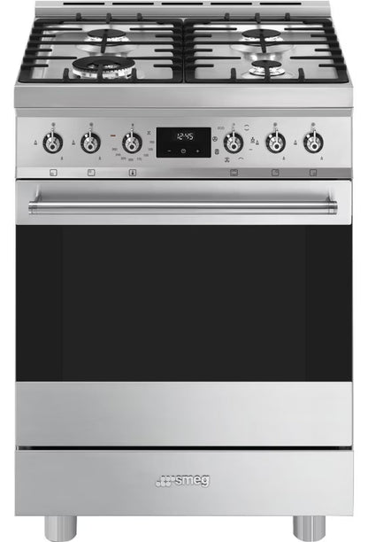 Gaskomfur C6GMX2 60 cm Rustfrit Stål