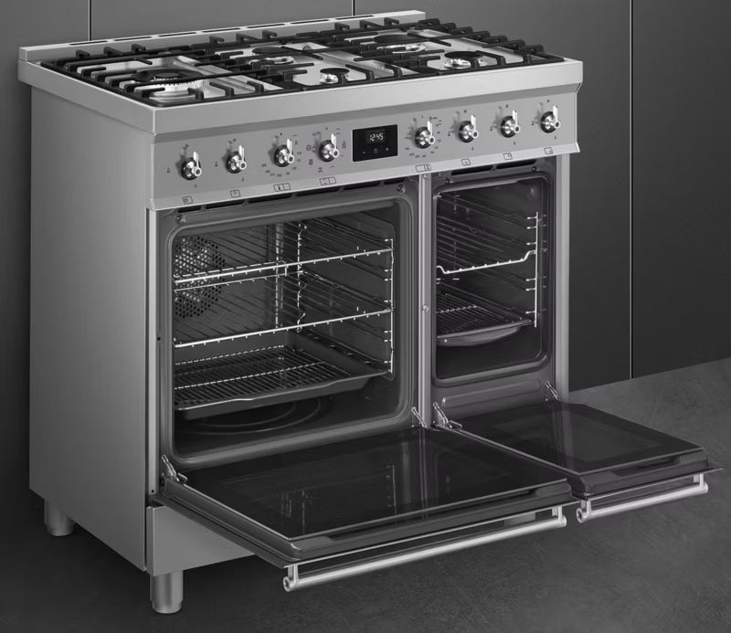 Gaskomfur C92GMX2 90 cm Rustfrit Stål