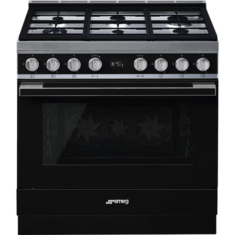 Gaskomfur CPF9GPBL 90 cm Sort