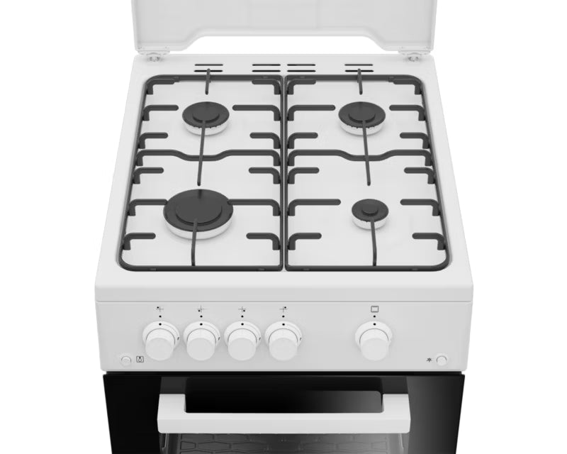 Gaskomfur FSG52020FW 50 cm Hvid 60 Liter