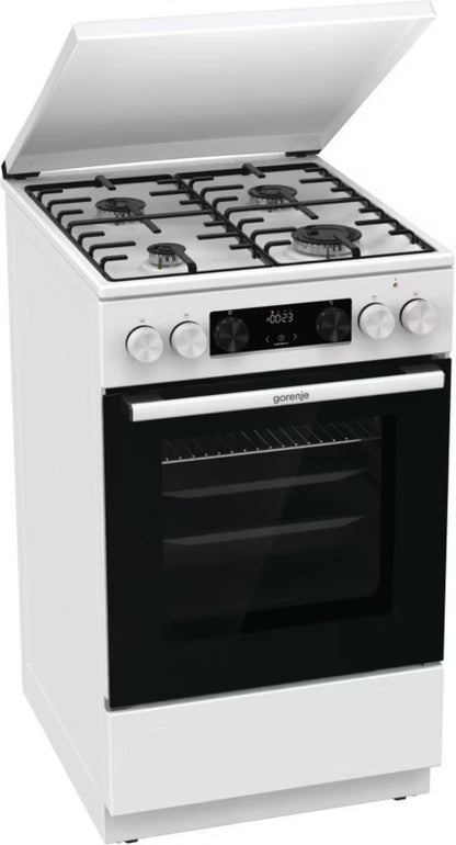 Gaskomfur GK5C63WH 50 cm Hvid