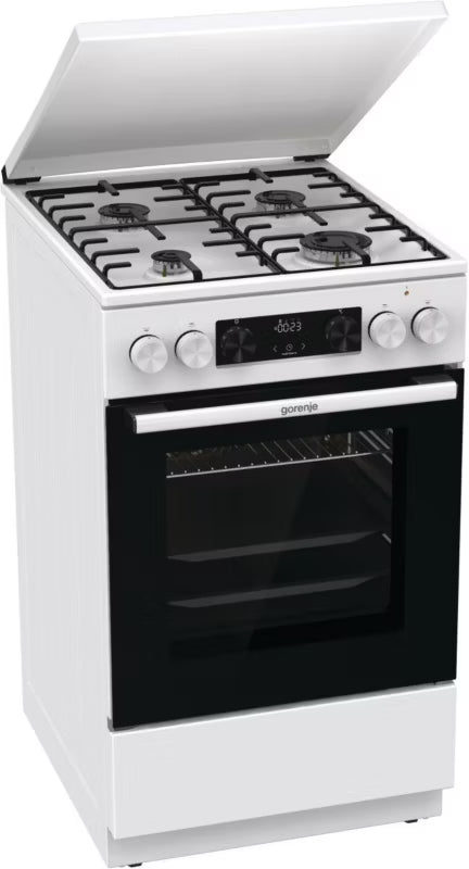 Gaskomfur GK5C64WH 50 cm Hvid