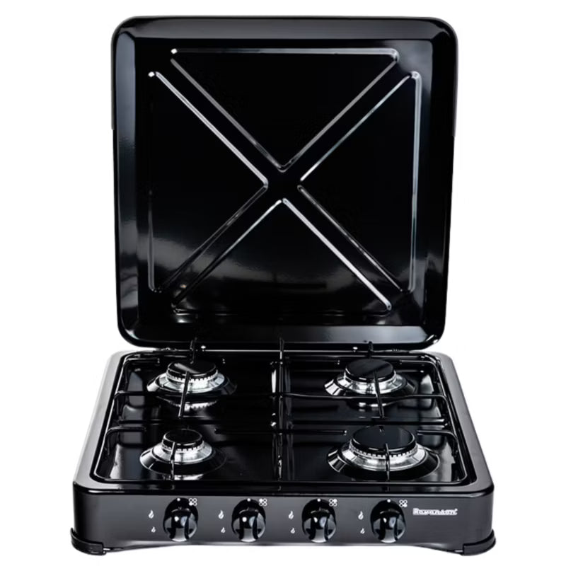 Gaskomfur K-04TB 49,5x54 cm Sort med 4 Blus
