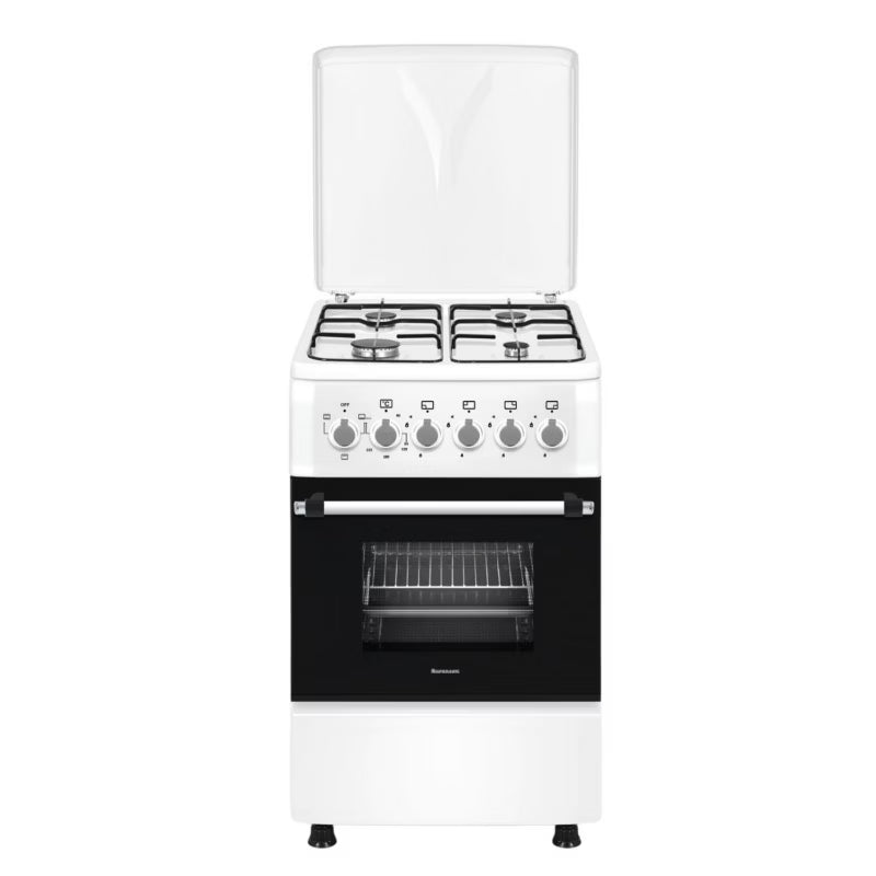 Gaskomfur KWGE-K550 50x54,4 cm Hvid