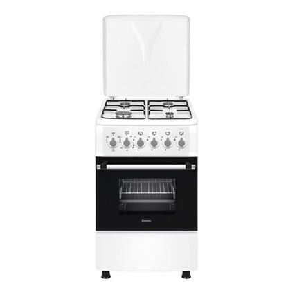 Gaskomfur KWGE-K550 50x54,4 cm Hvid