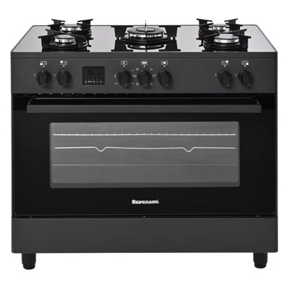 Gaskomfur KWGE-K90 GLASS 90 cm Sort