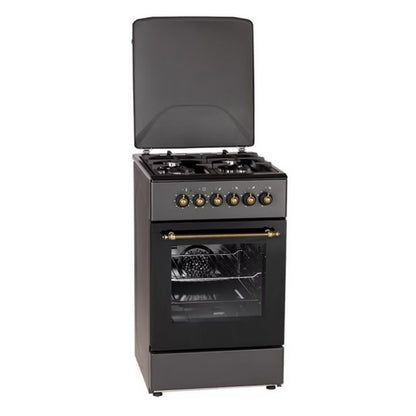 Gaskomfur MPM-56-KRM-13 50x60 cm Sort Retro