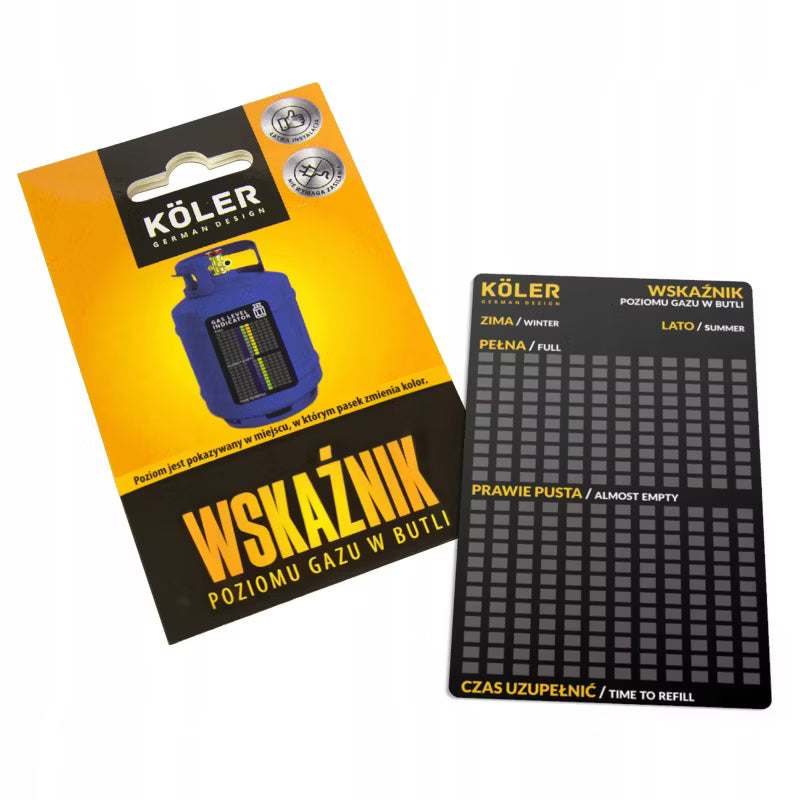 Gasniveauindikator Magnetisk 9x6 cm Sort