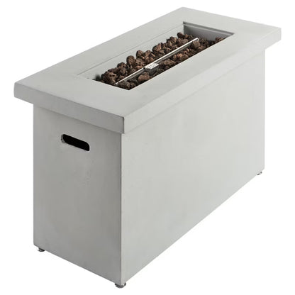 Gaspejs Ambrim 108x51 cm Lysegrå Beton