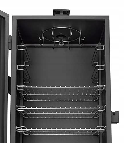 Gasrøgeovn og Gasgrill Portland XL 64x127,5 cm Sort