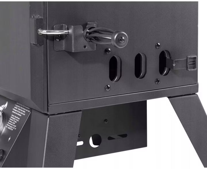 Gasrøgeovn og Gasgrill Portland XL 64x127,5 cm Sort