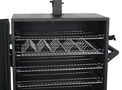 Gasrøgeovn og Gasgrill Portland XXL 80x145 cm Sort