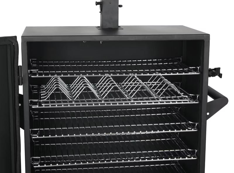 Gasrøgeovn og Gasgrill Portland XXL 80x145 cm Sort