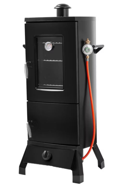 Gasrøgeovn og Grill 3,5 kW 46x42x104 cm Sort