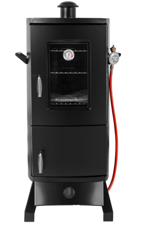 Gasrøgeovn og Grill 3,5 kW 46x42x104 cm Sort