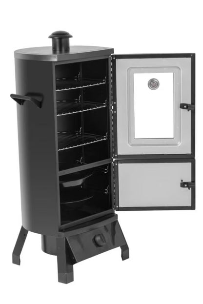 Gasrøgeovn og Grill 3,5 kW 46x42x104 cm Sort