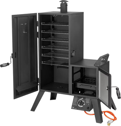 Gasrøgeovn Portland SF 4,4 kW Sort
