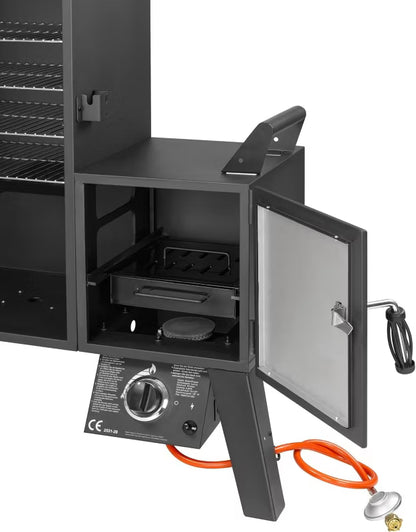 Gasrøgeovn Portland SF 4,4 kW Sort