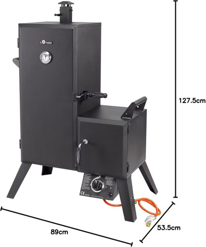 Gasrøgeovn Portland SF 4,4 kW Sort