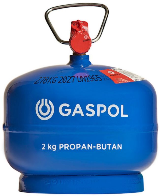 Gaspol gas til 2 kg gasflaske