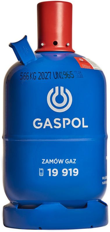 Gaspol gas til 5 kg gasflaske