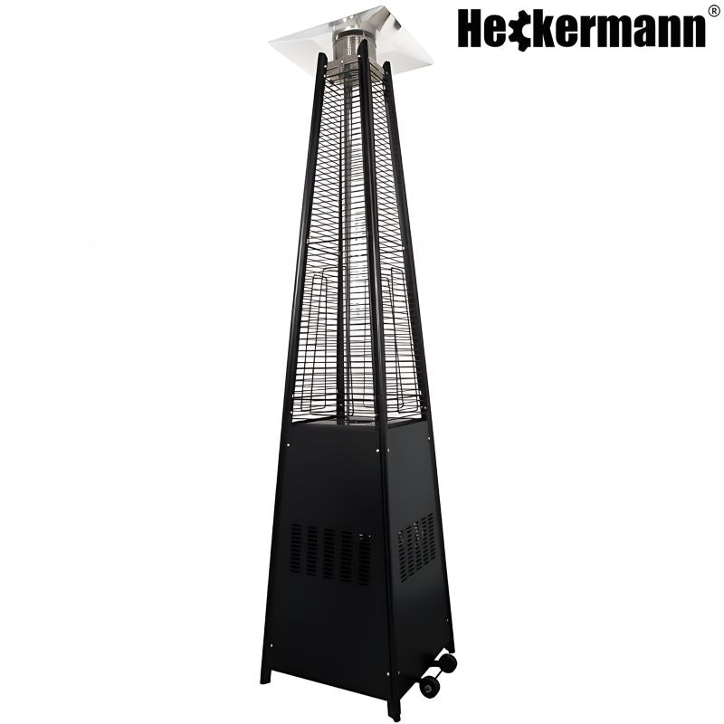 Gas Terrassevarmer Pyramide 13 kW Sort HS-PHM-H