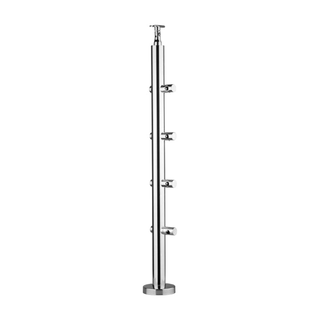 Gelænderstolpe 85 cm Rustfrit Stål Poleret MII