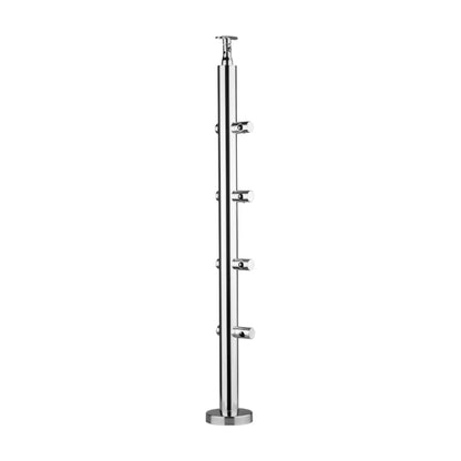 Gelænderstolpe 85 cm Rustfrit Stål Poleret MII