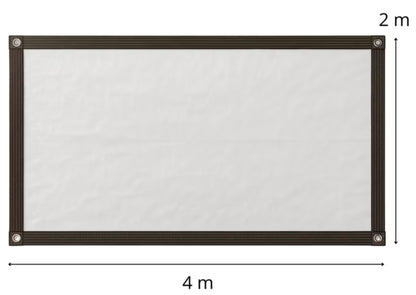 Gennemsigtig Presenning 2x4 m 210 g/m²