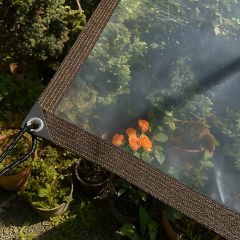 Gennemsigtig Presenning 2x5 m Vandtæt 210 g/m²