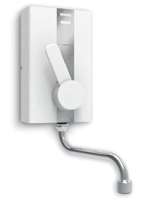 Gennemstrømningsvandvarmer 4,5 kW med Armatur