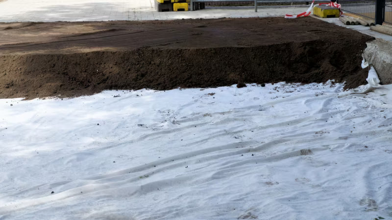 Geotekstil Ukrudtsdug 1,9 m 200 g/m² Hvid