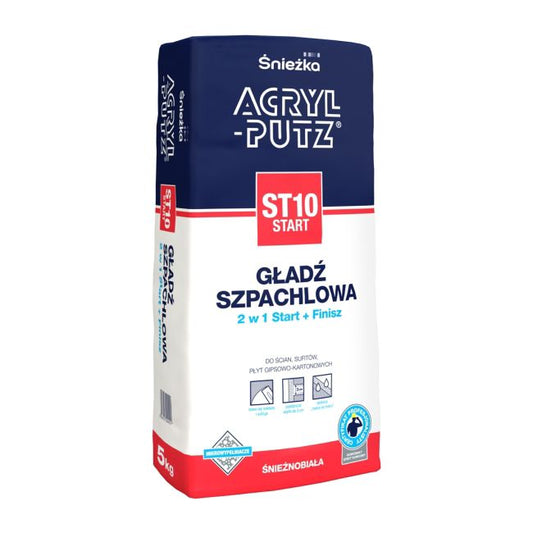 Acryl Putz ST10 Start spartelmasse 5 kg