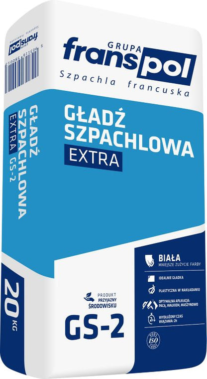 Spartelmasse Extra GS-2 20 kg Hvid