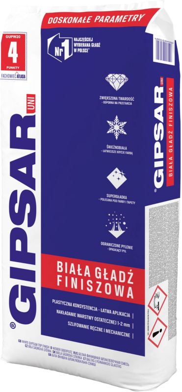 Gipsar Uni spartelmasse 20 kg