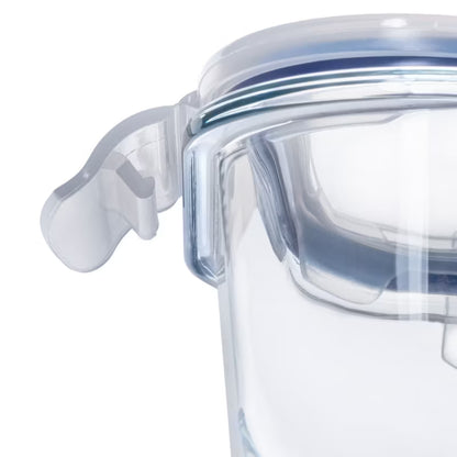 Glas Madbeholdere Sæt 3 Stk. Mørkeblå