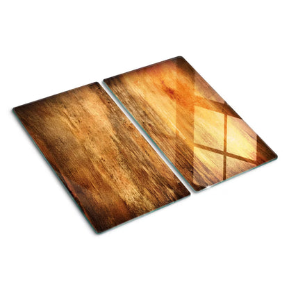 Glas Skærebræt 2x 30x52 cm Hærdet Glas