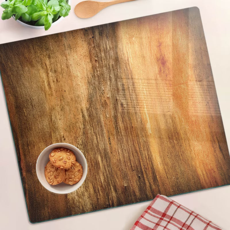 Glas Skærebræt 60x52 cm Hærdet Glas