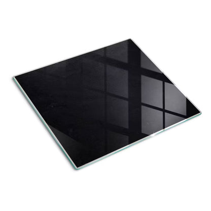 Glas Skærebræt 60x52 cm Sort Tavle
