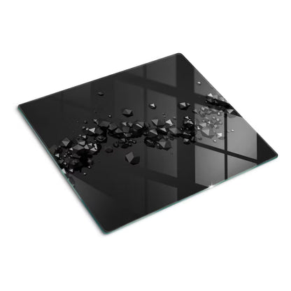 Glas Skærebræt Abstrakcja 3D 60x52 cm