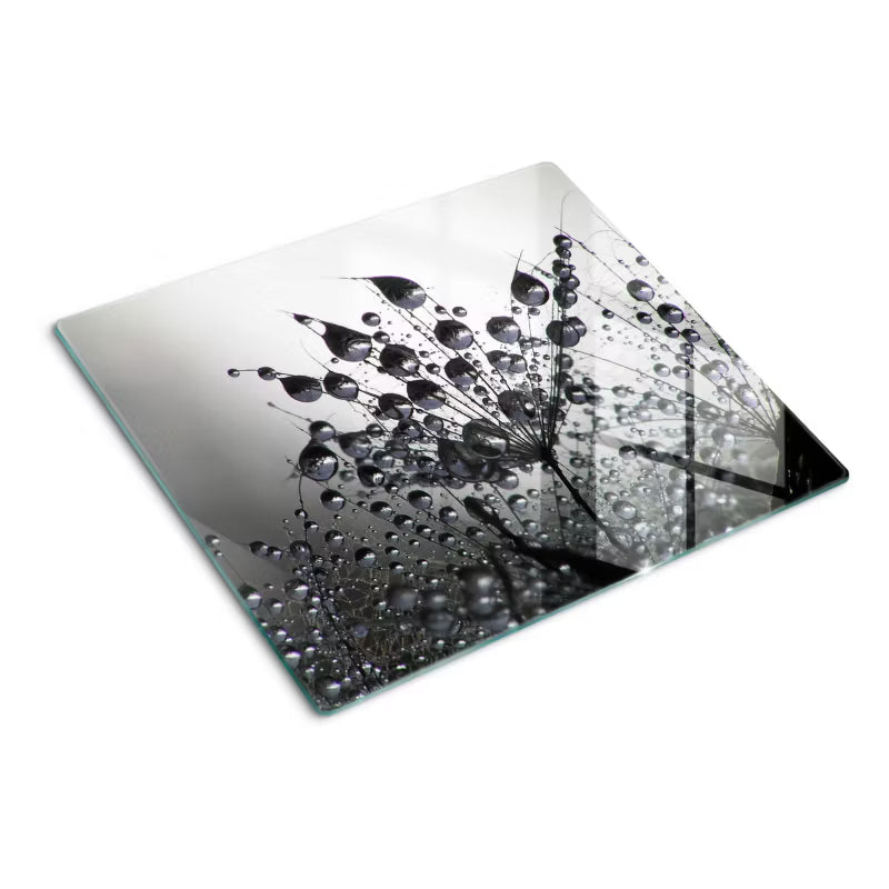 Glas Skærebræt Mælkebøtte 60x52 cm Hærdet Glas