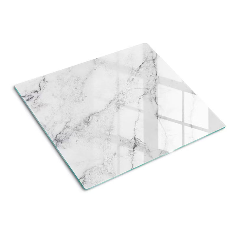 Glas Skærebræt Marmor 60x52 cm