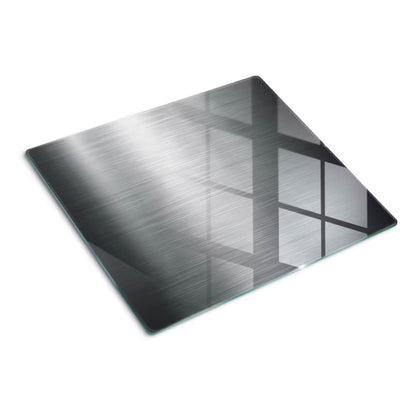 Glas Skærebræt Metal Motiv 60x52 cm