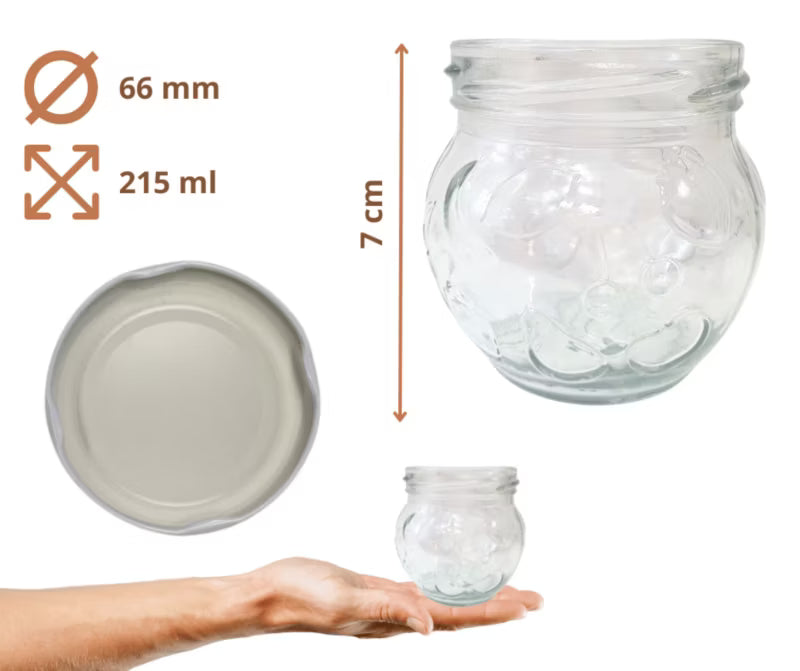 Glas Sylteglas 215 ml Ø66 mm 10 Stk.