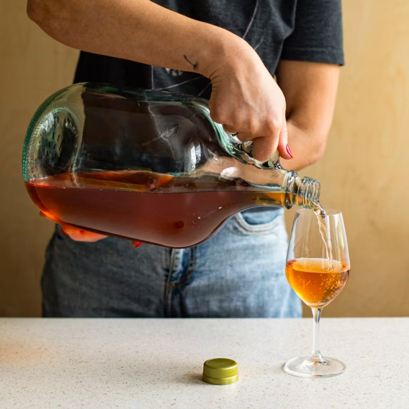 Glasballon Dama 5 Liter med Skruelåg Klar