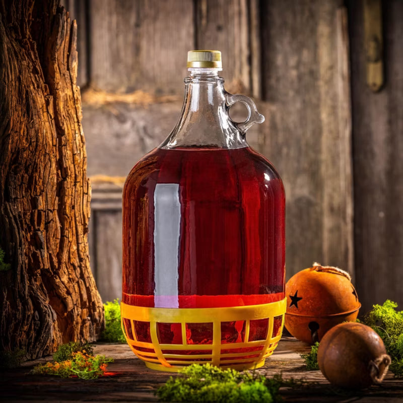 Glasballon til Vin 5 Liter med Skruelåg 6 Stk.
