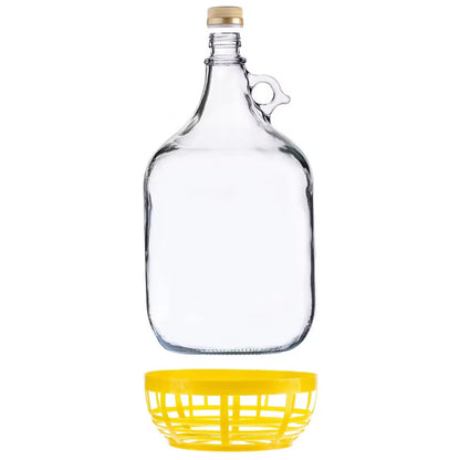 Glasballon til Vin 5 Liter med Skruelåg 6 Stk.