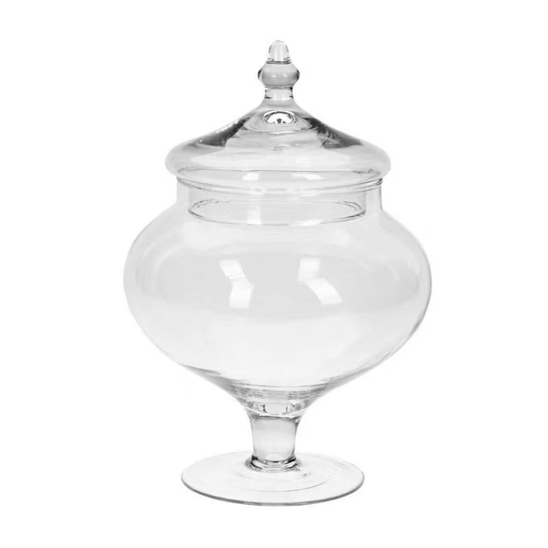 Glasbeholder på Fod 17x28 cm 2 Liter Transparent